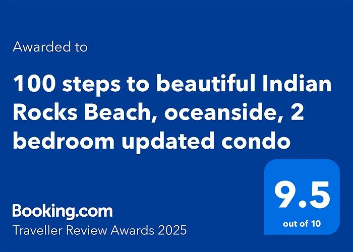 100 Steps To Beautiful Indian Rocks Beach, Oceanside, 2 Bedroom Updated Apartamento Clearwater Beach